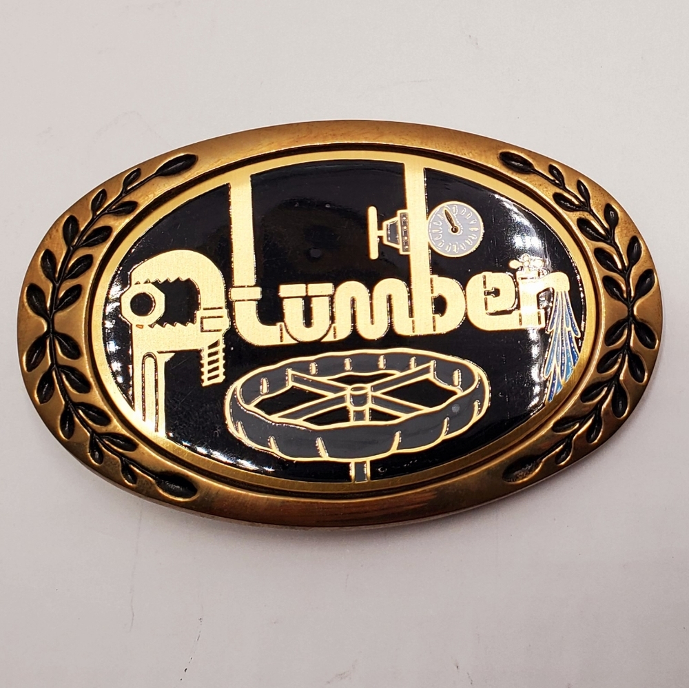 Belt Buckle "Plumber"